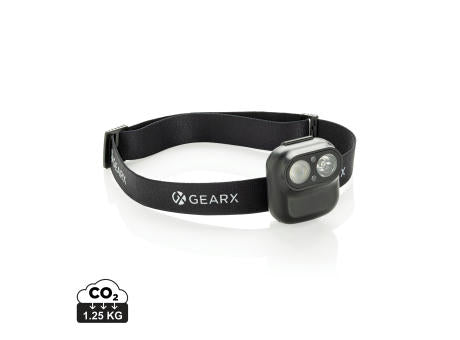 Gear X Stirnlampe mit Bewegungssensor aus RCS rec. ABS