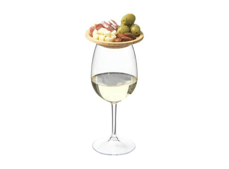 Wooosh Piccolo Bamboo Wine Glass Topper
