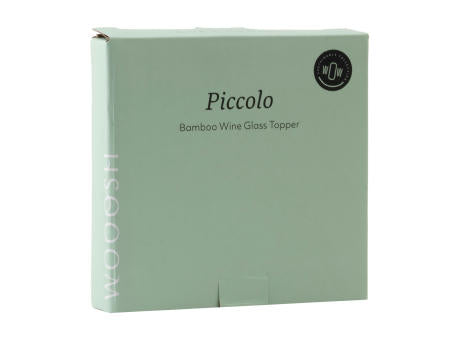 Wooosh Piccolo Bamboo Wine Glass Topper
