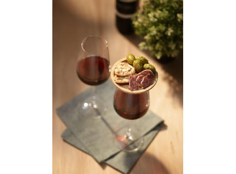 Wooosh Piccolo Bamboo Wine Glass Topper