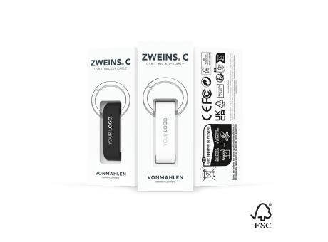 Zweins® C - Individuelle Pantone - Das USB-C Backup-Kabel
