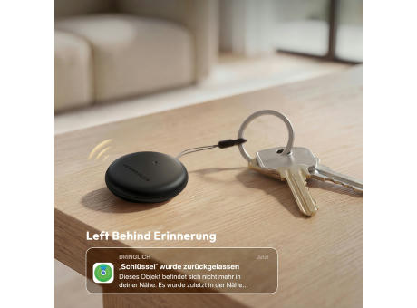 FindMe Tag - Schwarz - Der ultrakompakte Bluetooth-Tracker