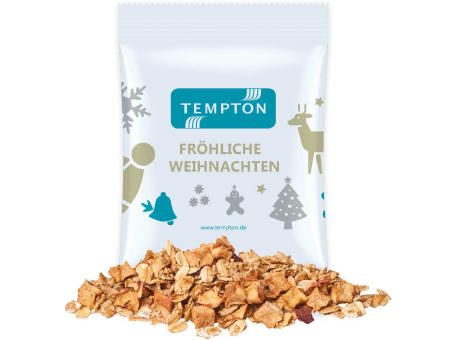 Crunchy Weihnachtsmüsli Apfel-Zimt, ca. 60g, Maxi-Tüte
