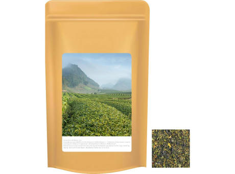 Grüner Tee mit Minze, ca. 30g, Standbeutel Midi
