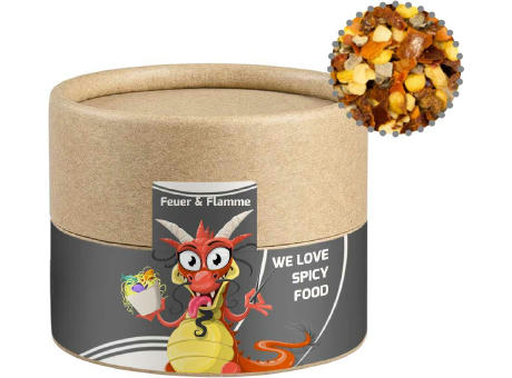Gewürzmischung Feuer und Flamme, ca. 40g, Kraftpapierdose Mini