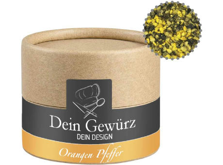 Gewürzmischung Orangen-Pfeffer, ca. 40g, Kraftpapierdose Mini