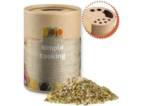 Gewürzmischung Kräutersalz, ca. 80g, Kraftpapierstreuer Midi