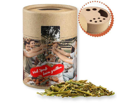 Gewürzmischung BBQ Kräuter Rub, ca. 50g, Kraftpapierstreuer Midi