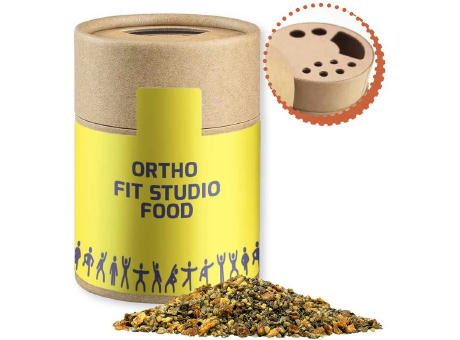 Gewürzmischung Zitronen-Pfeffer, ca. 75g, Kraftpapierstreuer Midi
