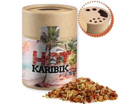 Gewürzmischung HOT Karibik Mix, ca. 50g, Kraftpapierstreuer Midi