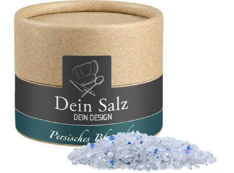 Persisches blaues Saphirsalz, ca. 55g, Kraftpapierdose Mini