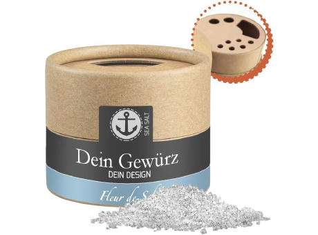 Fleur de Sel, ca. 40g, Kraftpapierstreuer Mini