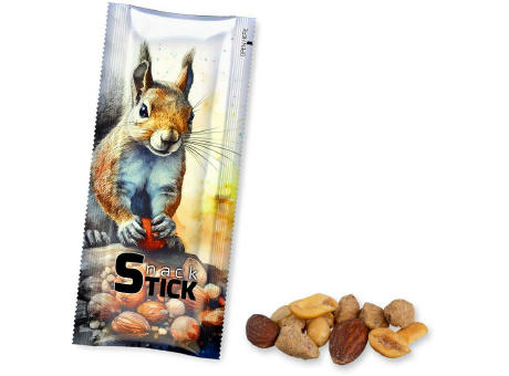 Geröstete gesalzene Nussmischung, ca. 30g, Snack Stick
