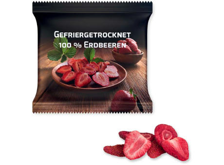 Gefriergetrocknete Erdbeeren, ca. 15g, Maxi-XL-Tüte