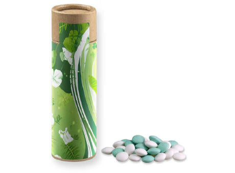 Mint Schokolinsen, ca. 30g, Kraftpapierrolle