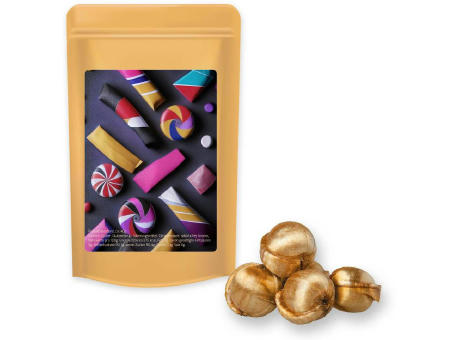 Goldnüsse Bonbons, ca. 80g, Standbeutel Midi