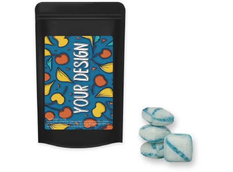 Frische Brise Bonbons, ca. 80g, Standbeutel Midi schwarz
