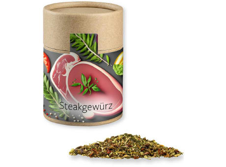 Gewürzmischung Steakgewürz, ca. 75g, Kraftpapierdose Midi