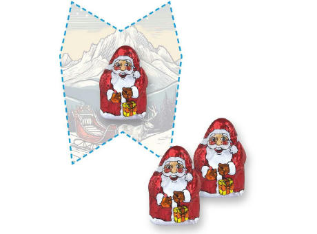 Mini Schoko-Weihnachtsmänner, ca. 7g, Flyer Mini eigene Form