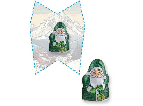 Mini Schoko-Weihnachtsmänner vegan, ca. 7g, Flyer Mini eigene Form