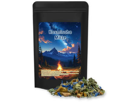 Kräutertee Harmonie, ca. 35g, Standbeutel Midi schwarz