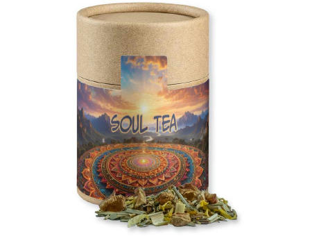 Kräutertee Seelenwohl, ca. 27g, Kraftpapierdose Midi