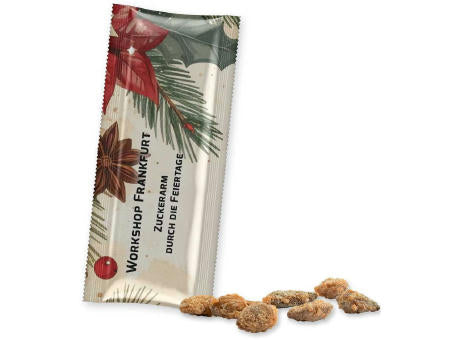 Feuergebrannte Mandeln ohne Zuckerzusatz, ca. 25g, Snack Stick