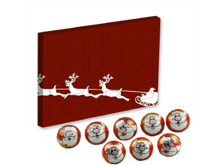 Schoko-Haselnuss-Pralinen, ca. 168g, Adventskalender Midi