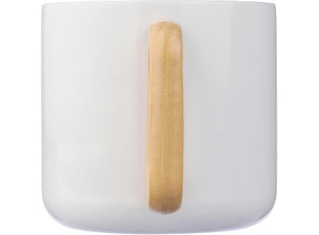 Becher Dwight | Recycelter Edelstahl | Holzgriff | 400 ml
