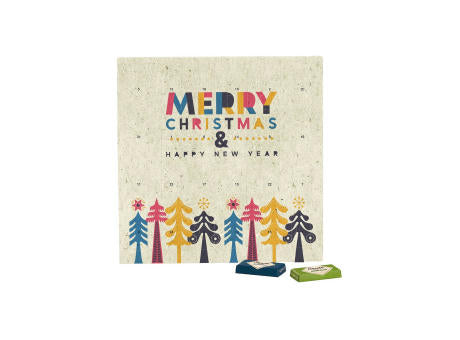 Täfelchen Adventskalender Graspapier