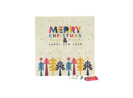 Täfelchen Adventskalender Graspapier