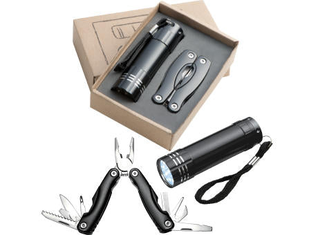 Set Taschenlampe & Multitool Oakland