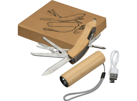 Set Taschenlampe/-messer Oldham