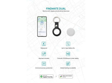 Findmate Dual IPX5 Artikel-Finder aus RCS recyceltem ABS