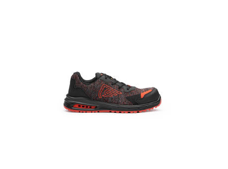 WORKWEAR SHOES RUBY S/35 BLACK/MELANGE RED/JOB RED