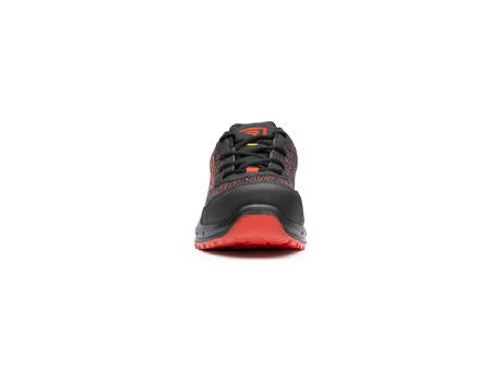 WORKWEAR SHOES RUBY S/35 BLACK/MELANGE RED/JOB RED