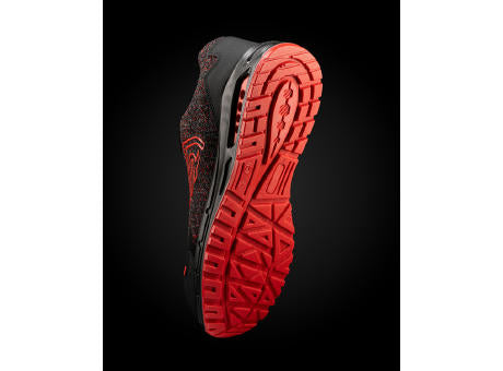 WORKWEAR SHOES RUBY S/35 BLACK/MELANGE RED/JOB RED
