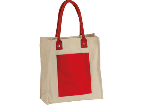 Canvas Shopper mit langen Henkeln RODOLFO