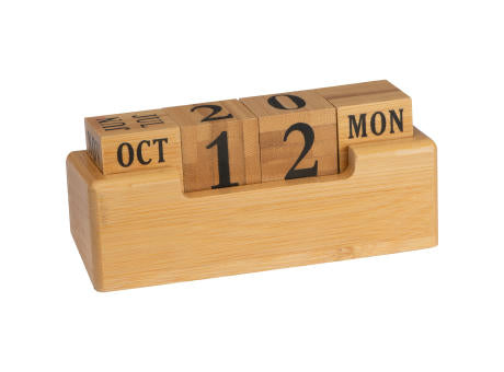 Schreibtischkalender aus Bambus ANNABELLE