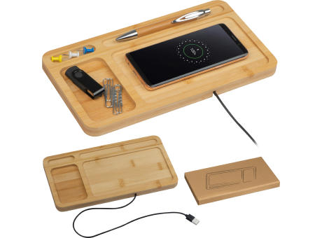 Deskorganizer mit integriertem Charger ISABELLE