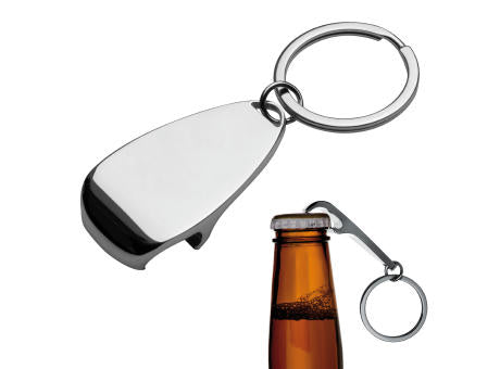 Metall Schlüsselanhänger mit Flaschenöffner GINO