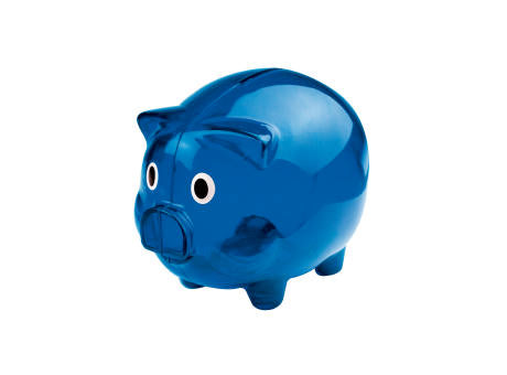 Transparentes Sparschwein TRUDY