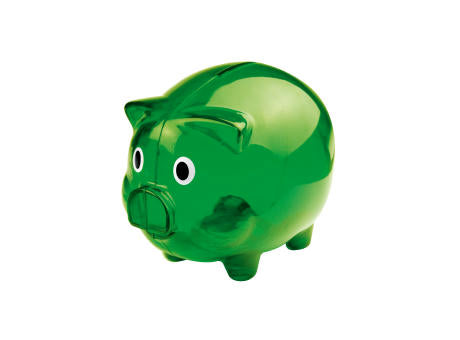 Transparentes Sparschwein TRUDY