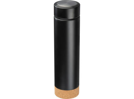Vakuum Edelstahlflasche mit Teesieb, 450ml GREGORIO