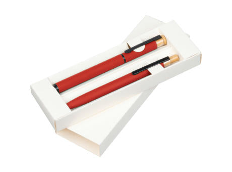 Schreibset aus recyceltem Aluminium RAFFAELE