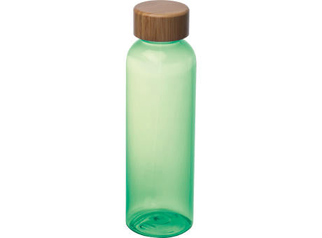 Trinkflasche aus PET mit Bambusdeckel, 500ml  SAMBOR