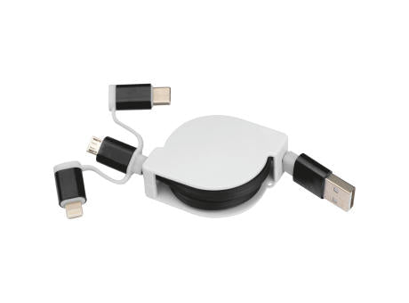 Ausziehbares Ladekabel 3in1 NICO