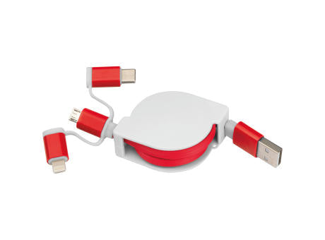 Ausziehbares Ladekabel 3in1 NICO