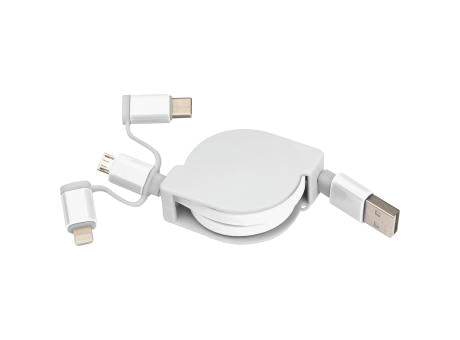 Ausziehbares Ladekabel 3in1 NICO
