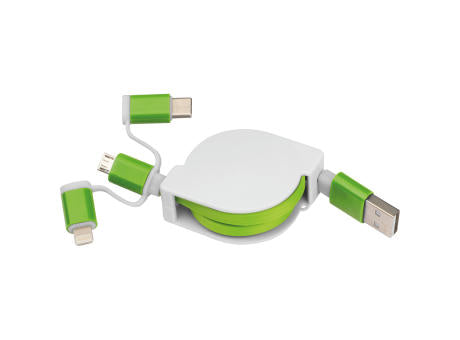 Ausziehbares Ladekabel 3in1 NICO